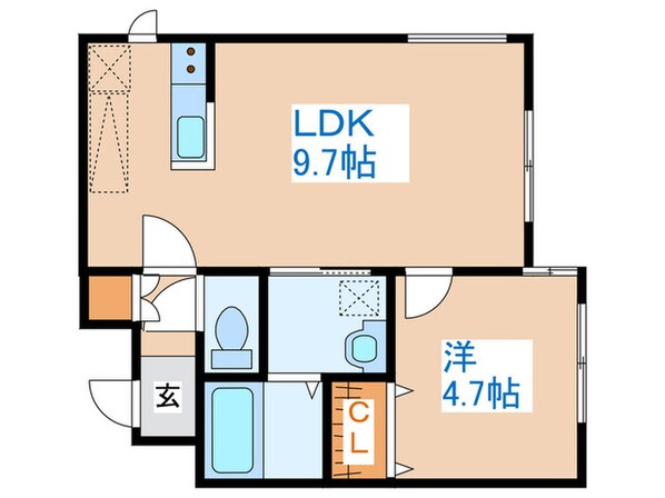 Lien S7の物件間取画像